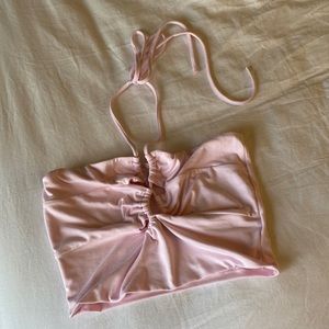 Pink crop